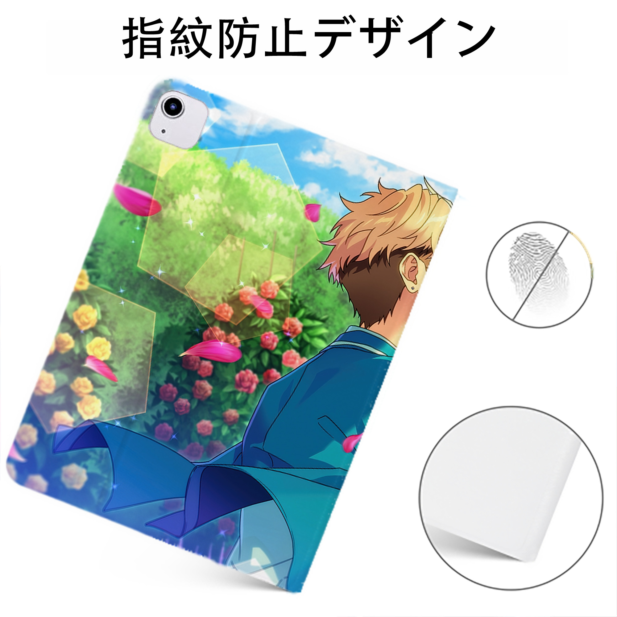 （画像用） あんさんぶるスターズ! Ensemble Stars IPadケース ペンホルダー付き ブックスタイルデザイン